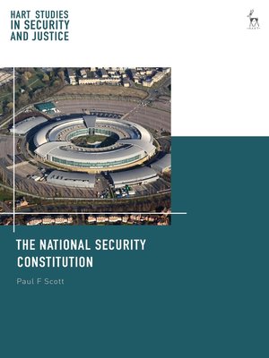 cover image of The National Security Constitution